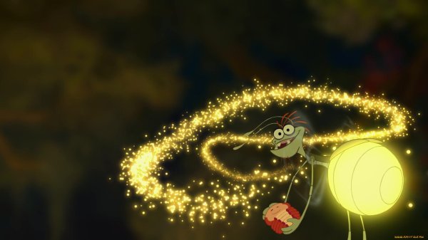 принцесса и лягушка светлячок