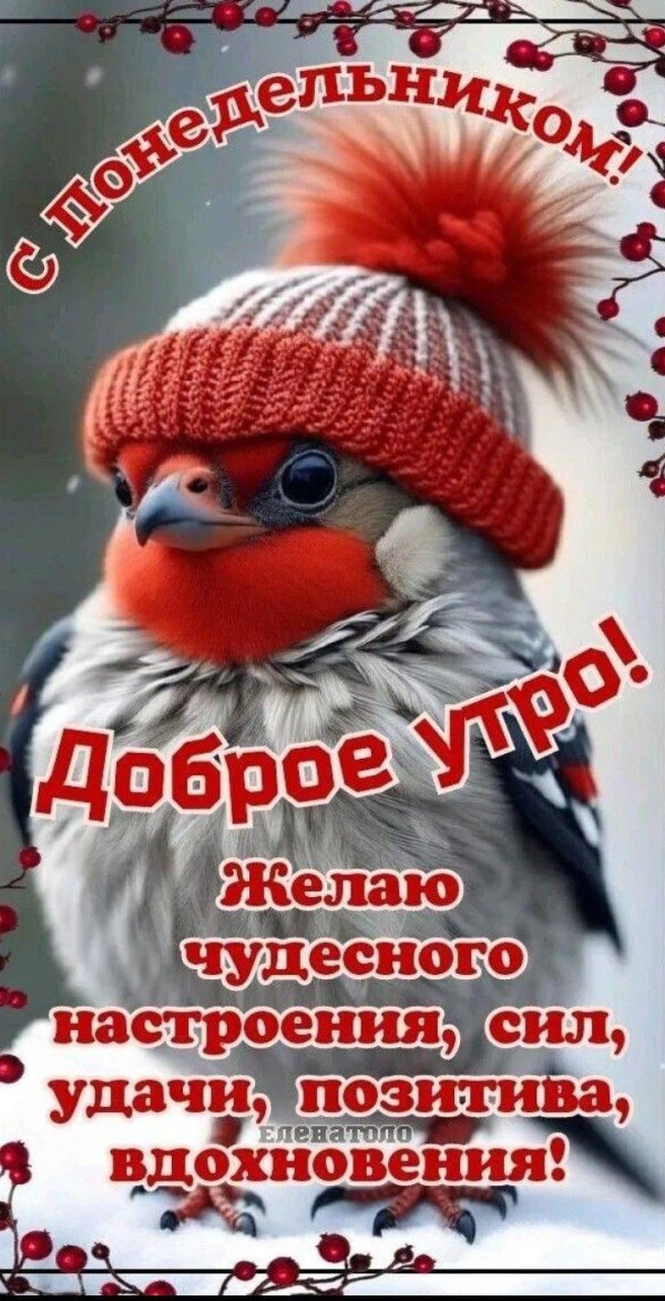 с добрым утром января позитивные