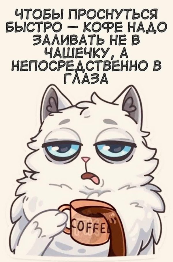 шутка про кофе