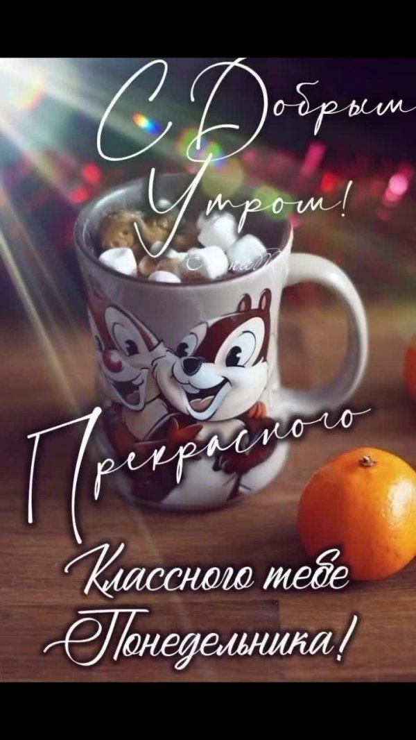доброе утро понедельника красивые