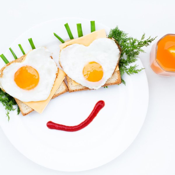 с добрым утром яичница