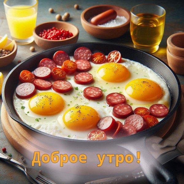 доброе утро яичница