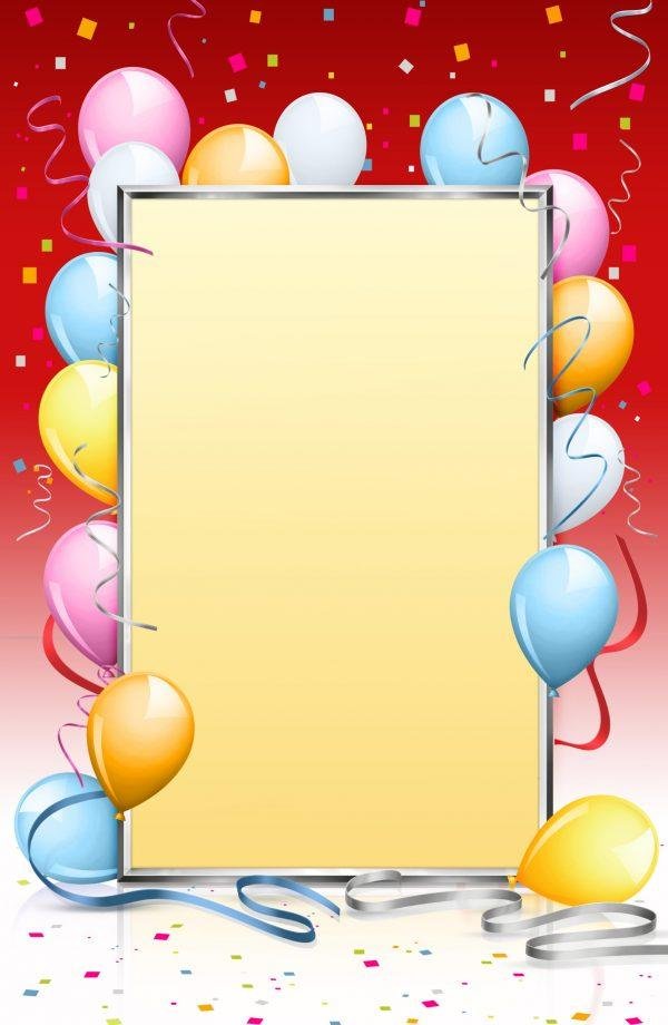 рамка день рождение