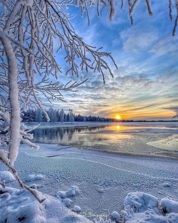 зимний рассвет