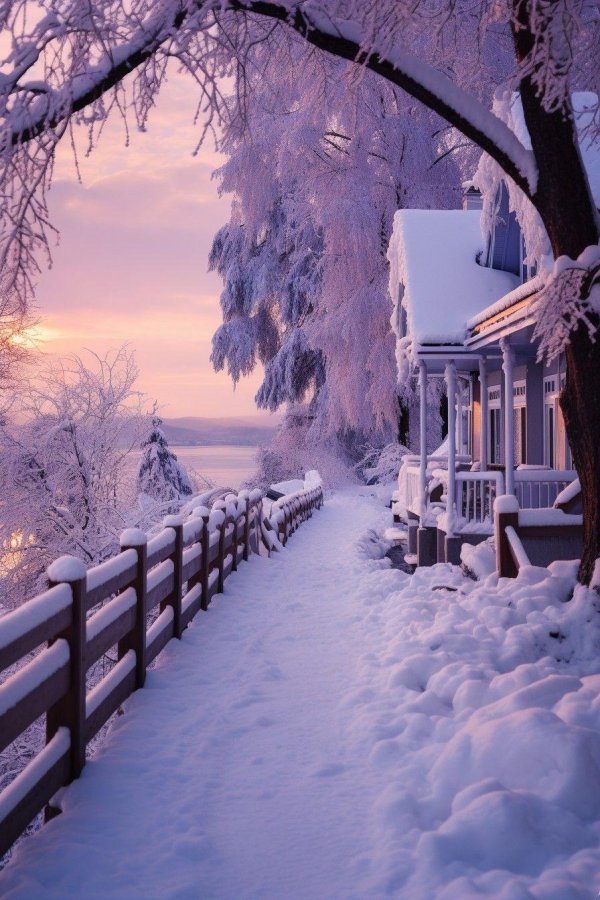 природа зимняя