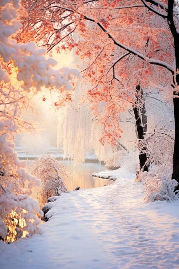 Доброе утро зима пейзажи