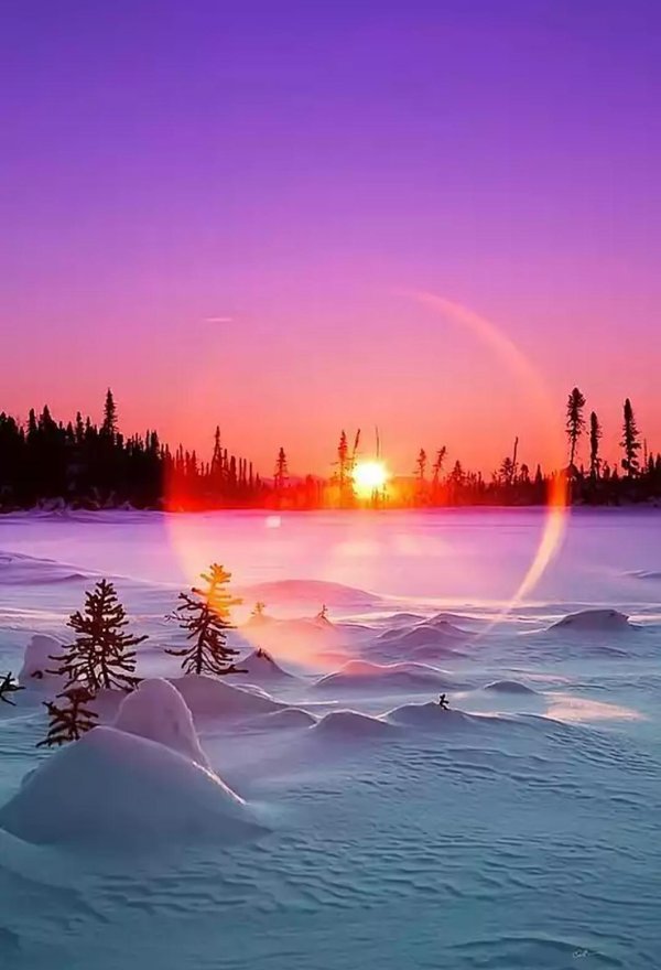 зимний рассвет