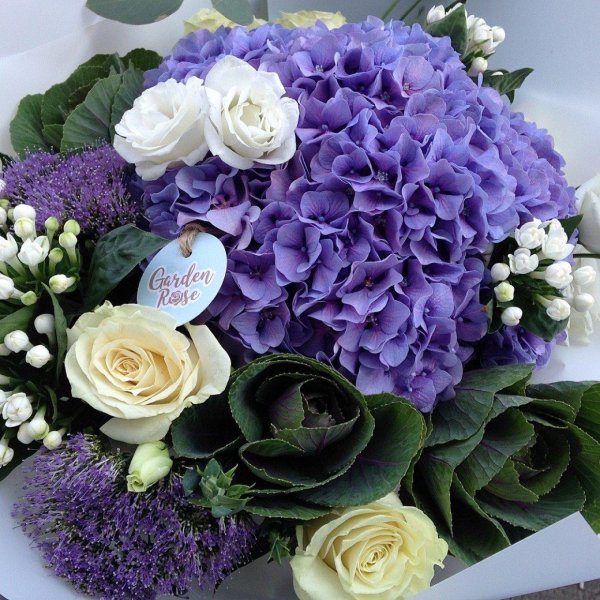 фиолетовые букеты