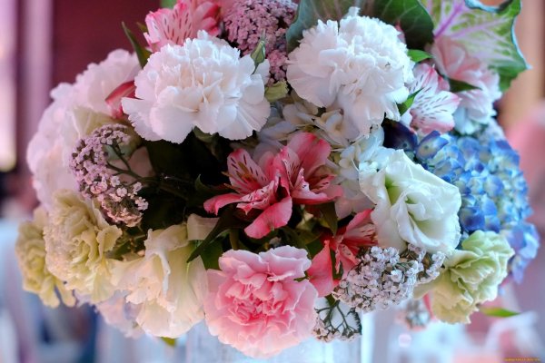 нежные букеты цветов