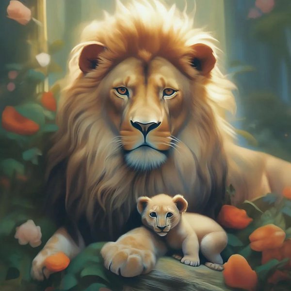 львенок арт