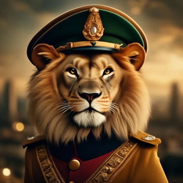 львица с короной