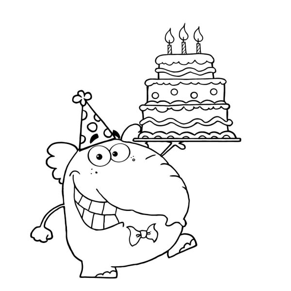 на день рождения рисунки