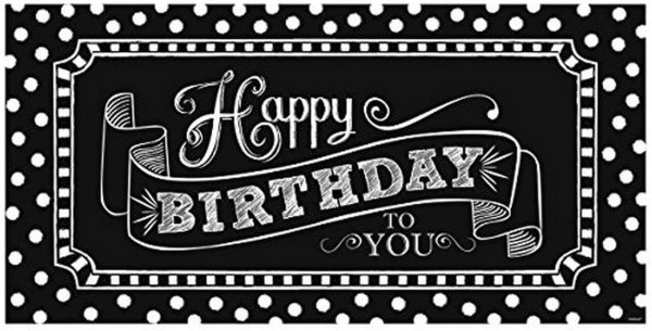 день рождения в черном стиле