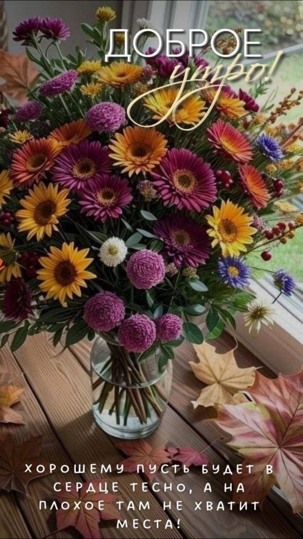 осень доброе утро