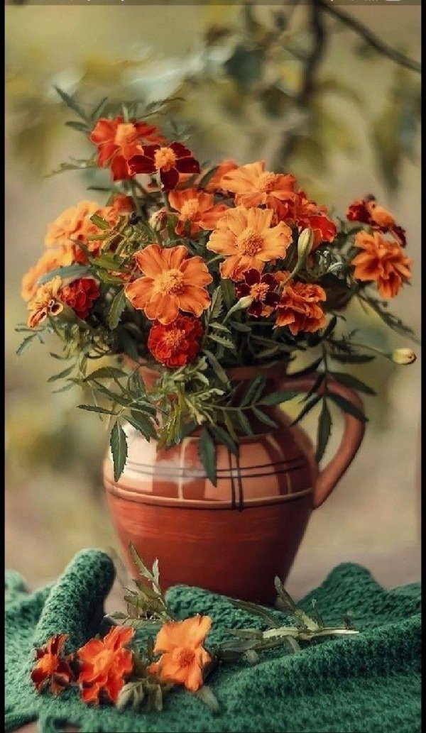 букет осенних цветов