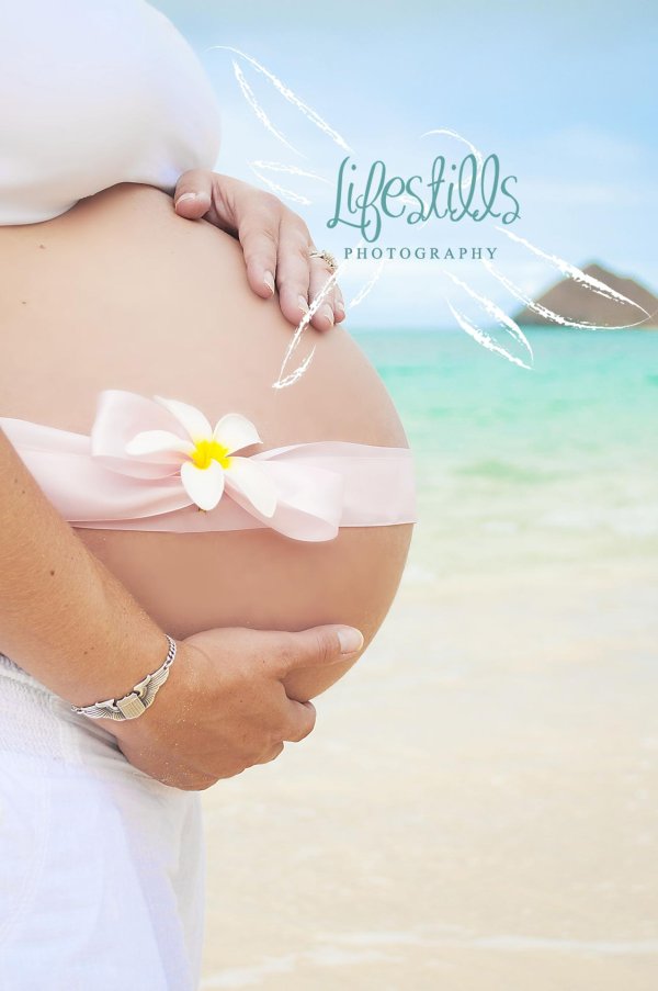 животики беременных