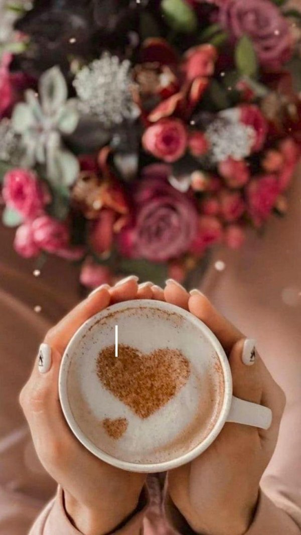 кофе сердце