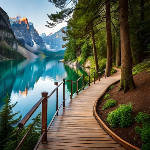 озеро морейн канада