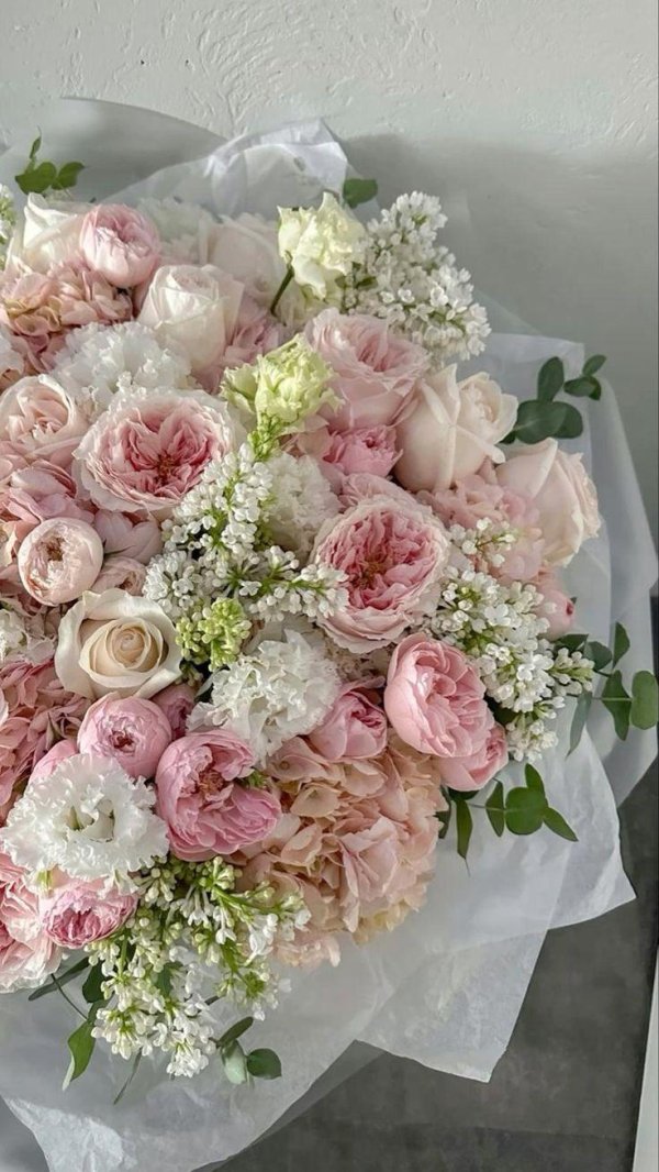 розовые букеты