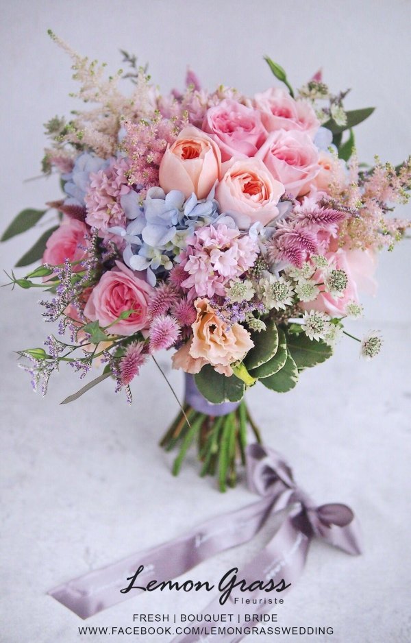 букет пастельных тонов