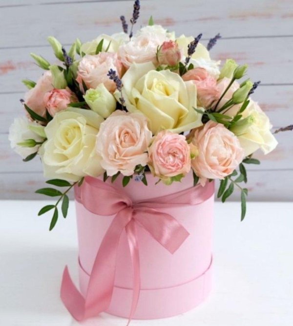 коробка цветов