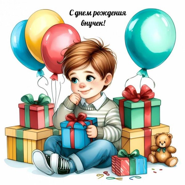 С днем рождения внука 5 лет