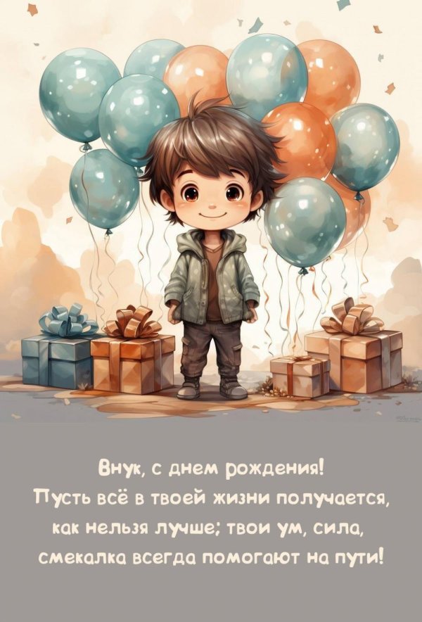 поздравление для внука