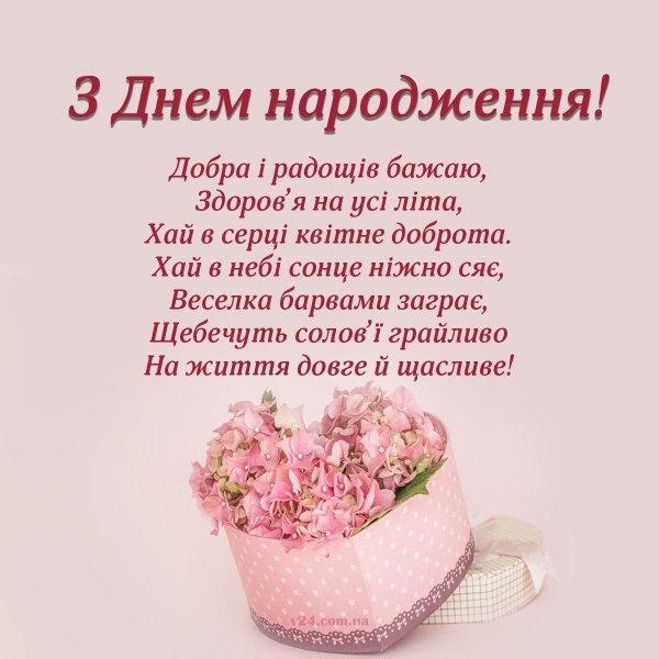 вітання з днем народження