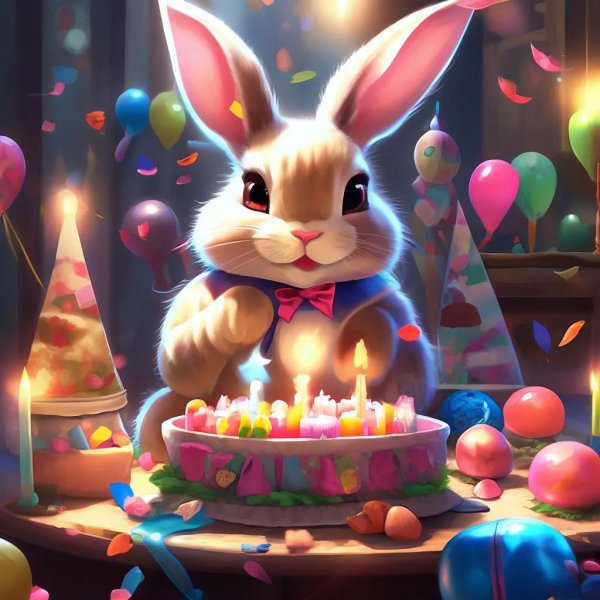 с днем рождения зайцы