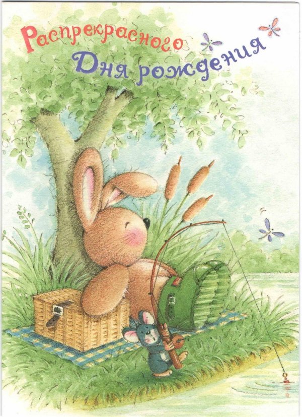 заяц с днем рождения