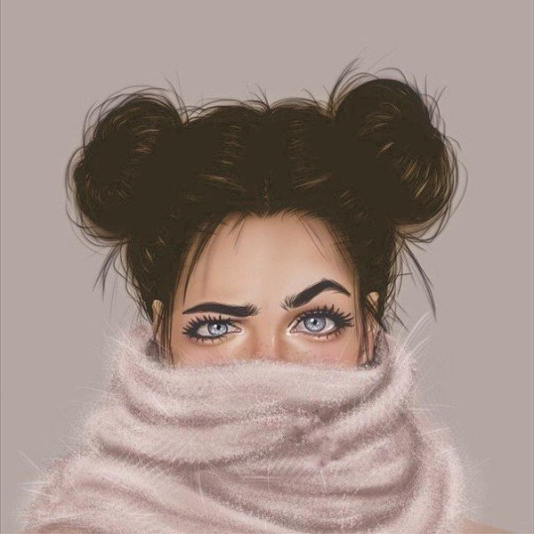 девушки рисунки