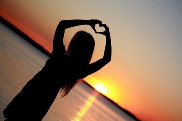 силуэт девушек