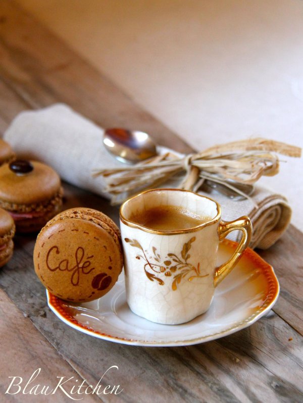 макаруны кофе