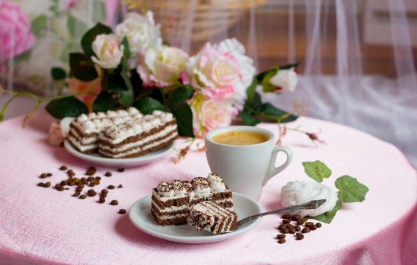 кофе пирожное