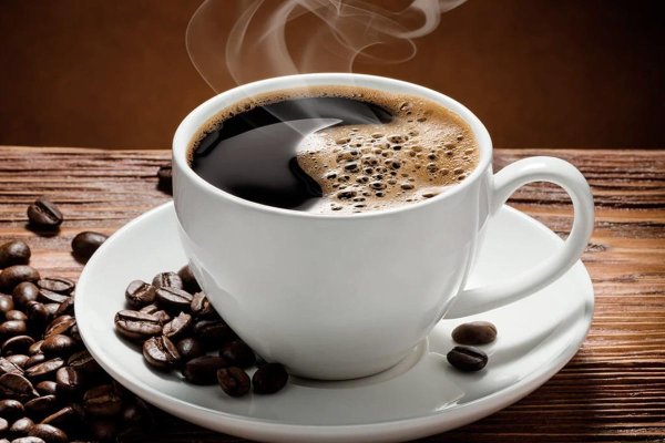 горячего кофе