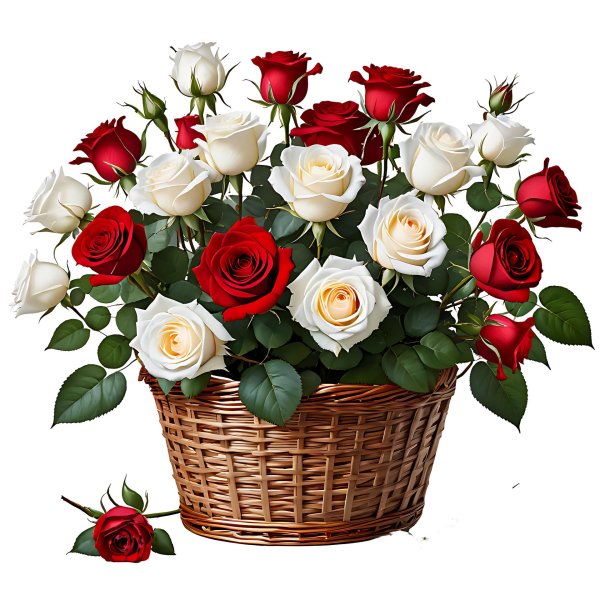 корзина с цветами