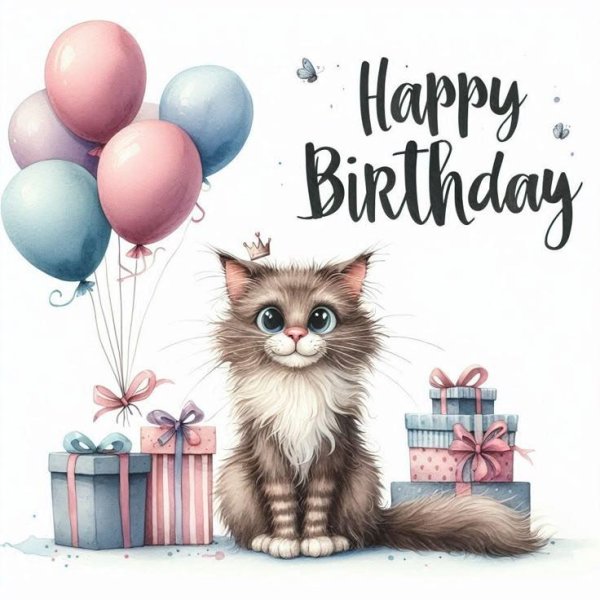 открытка ко дню рождению