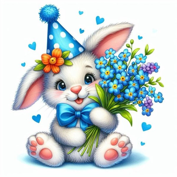 зайчата рисунок