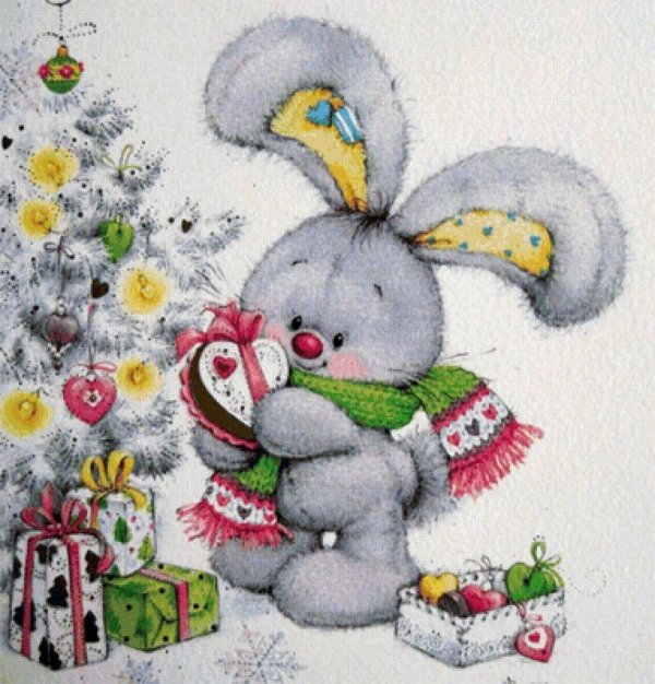 новогодние зайцы