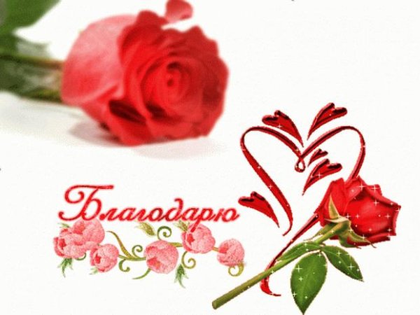 благодарю открытка красивая