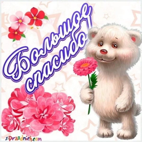 за поздравление спасибо