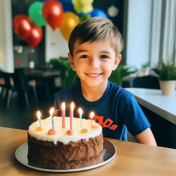 торт со свечами