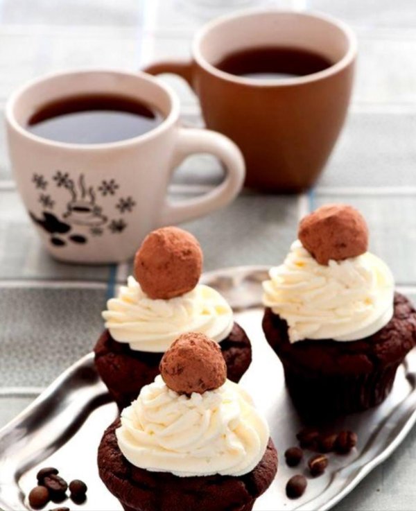 капкейки кофейные