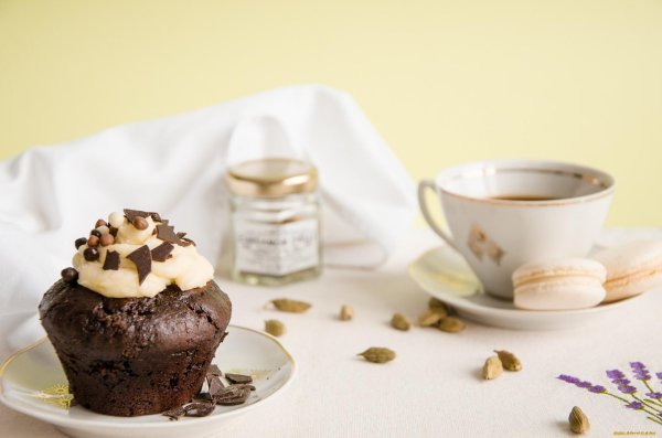 капкейки шоколадные