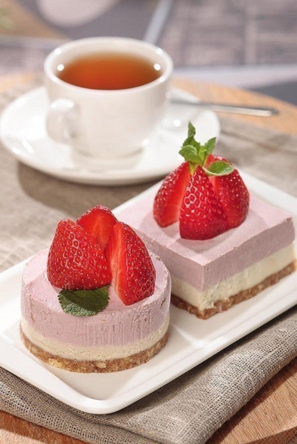 клубничный чизкейк