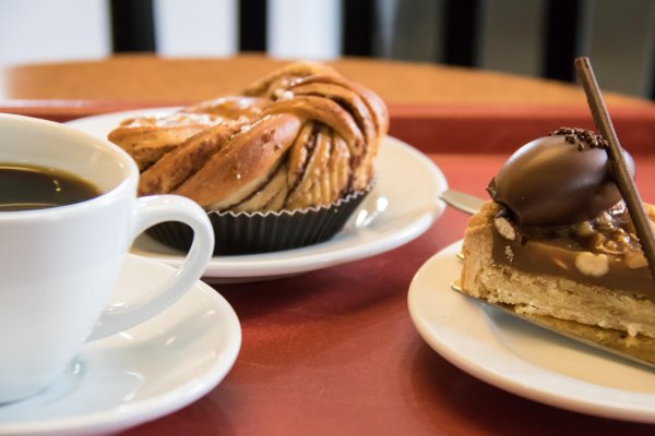 чай и пирожное