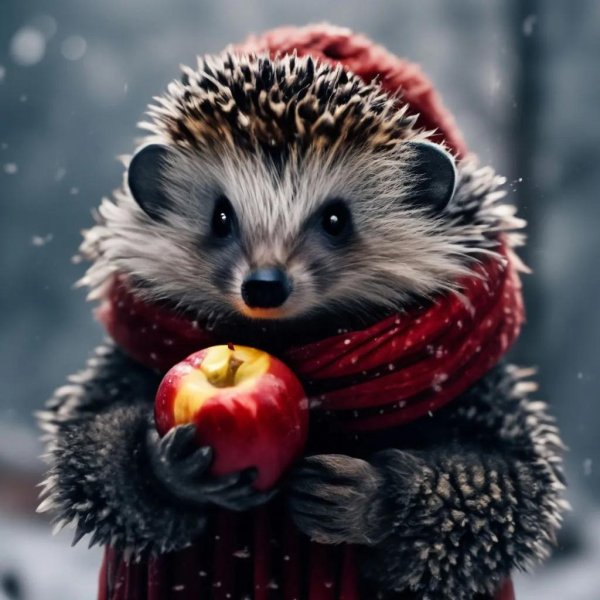 новогодний еж