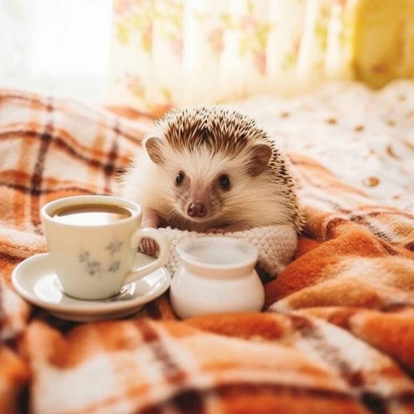 милые ежики