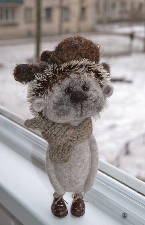 игрушки из войлока катерины козуненко