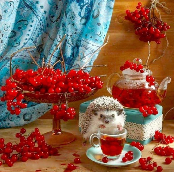 ягодный чай